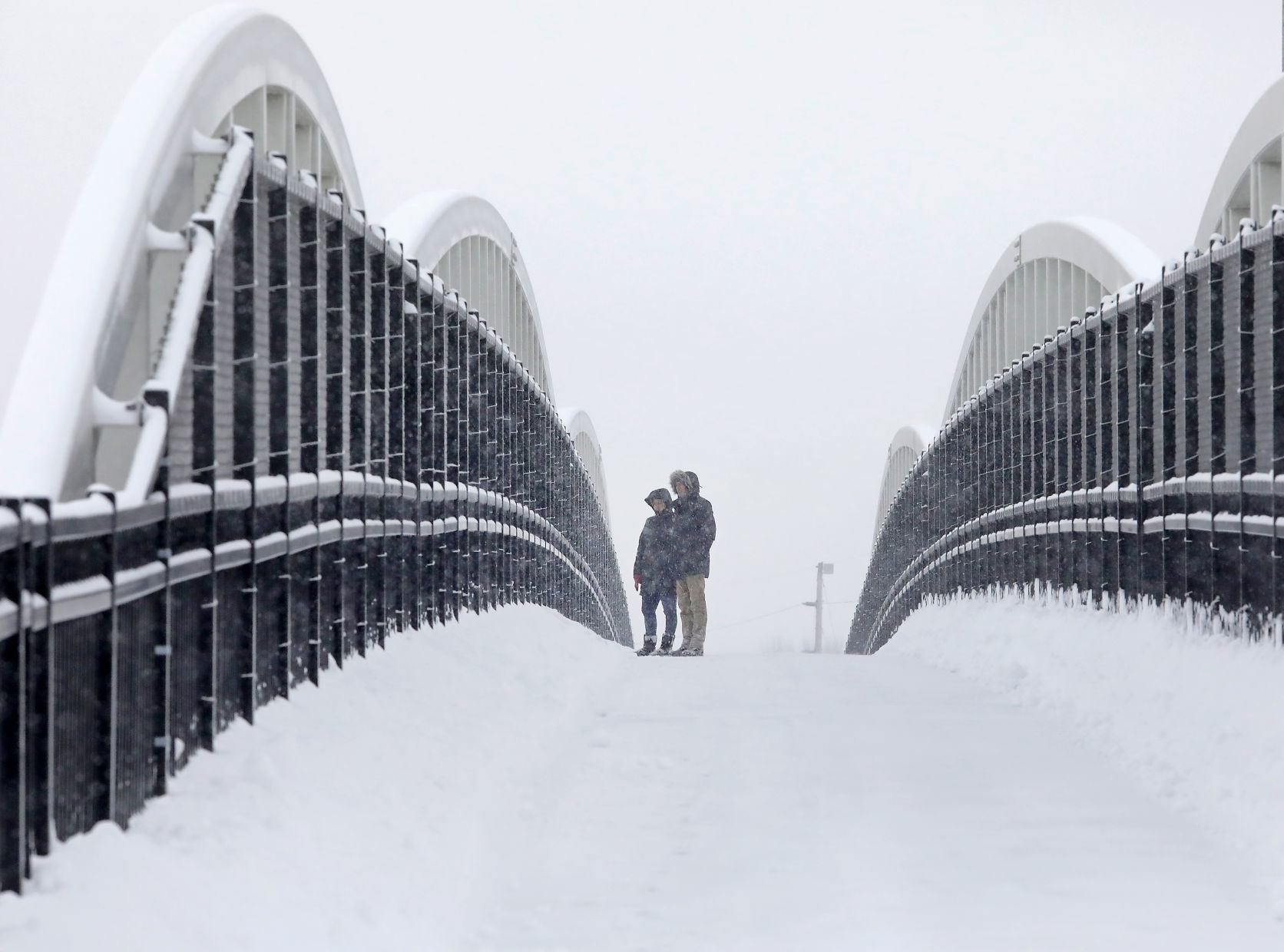 Winter storm hits Madison area